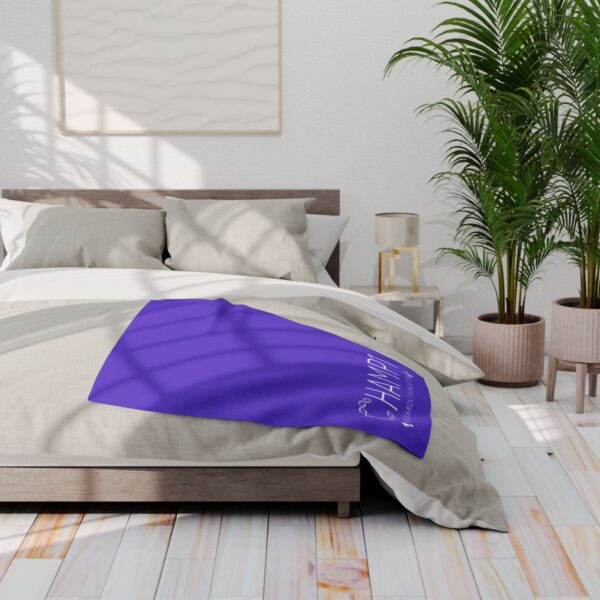 CHAMP1 Arctic Fleece Blanket (Purple) - Image 11