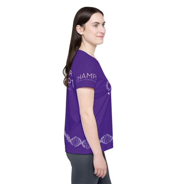 Women's CHAMP1 Running Tee (Purple) - Image 6