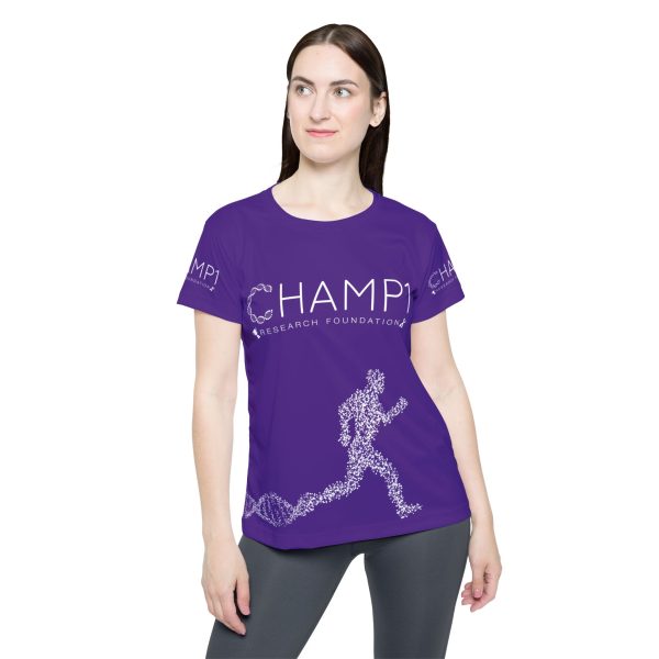 Women's CHAMP1 Running Tee (Purple)