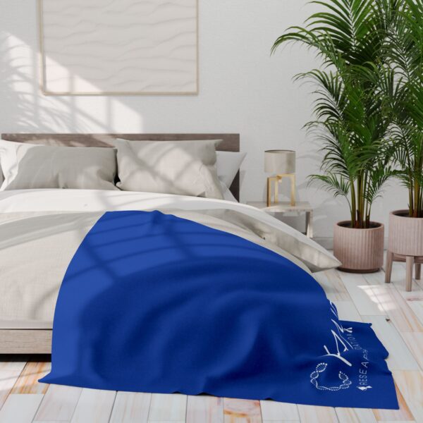 CHAMP1 Arctic Fleece Blanket (Blue) - Image 17