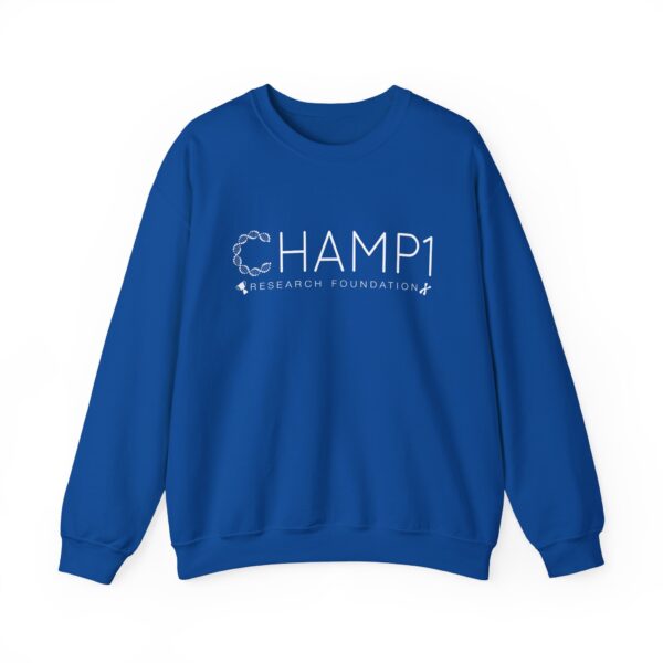 Unisex Crewneck CHAMP1 Logo Sweatshirt  (Blue or Purple) - Image 2