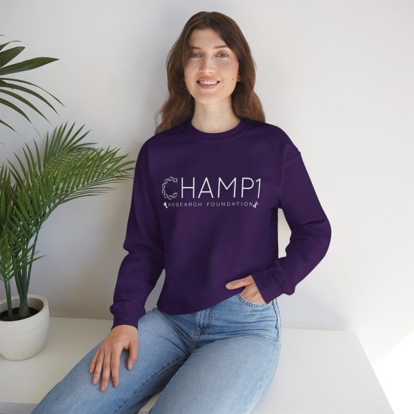 Unisex Crewneck CHAMP1 Logo Sweatshirt  (Blue or Purple) - Image 22