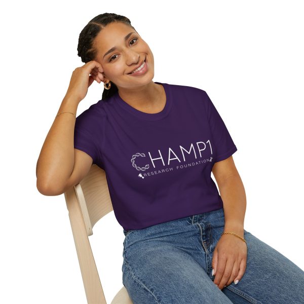 Unisex CHAMP1 Large Logo Tee (Purple) - Image 10