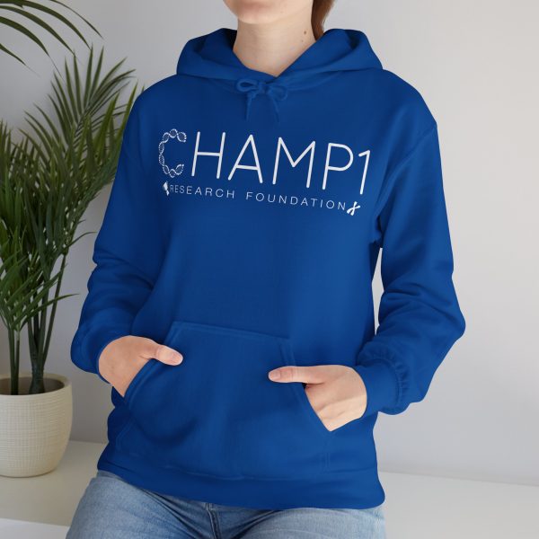 Unisex Hooded CHAMP1 Logo Sweatshirt (Blue or Purple) - Image 13