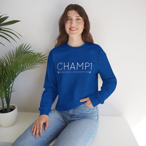 Unisex Crewneck CHAMP1 Logo Sweatshirt  (Blue or Purple) - Image 11