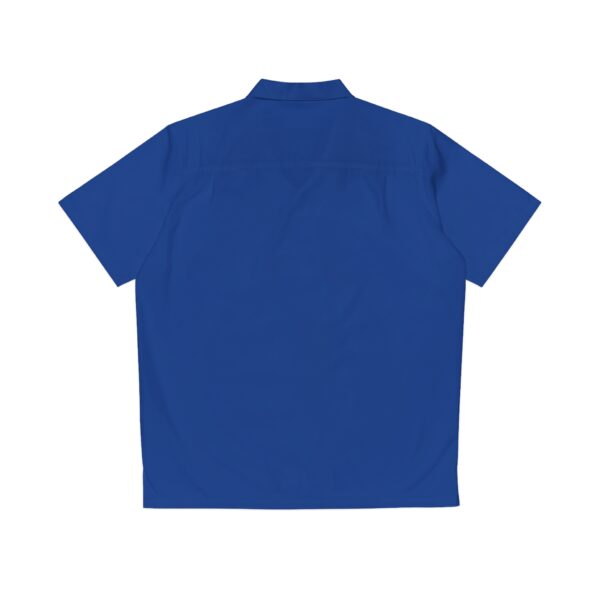 CHAMP1 Logo Button Up Shirt (Blue) - Image 3