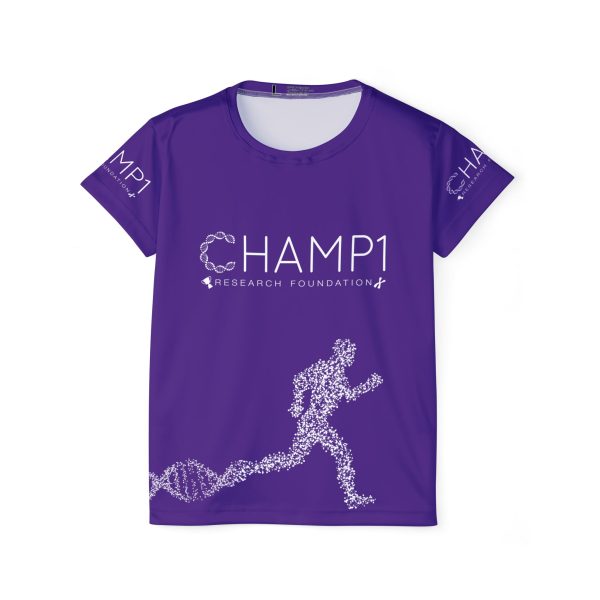 Women's CHAMP1 Running Tee (Purple) - Image 2