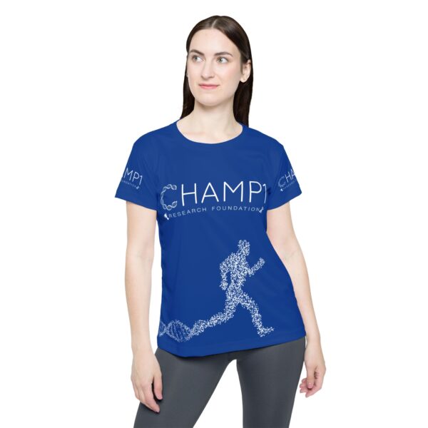 Women's CHAMP1 Running Tee (Blue)