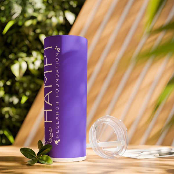 Skinny Tumbler with Straw, 20oz (Purple) - Image 9