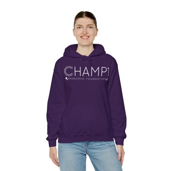 Unisex Hooded CHAMP1 Logo Sweatshirt (Blue or Purple) - Image 22