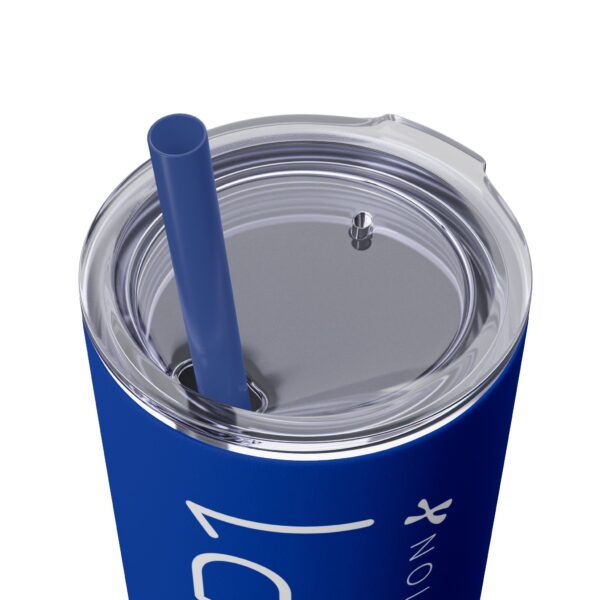 Skinny Tumbler with Straw, 20oz (Blue) - Image 7