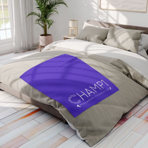 CHAMP1 Arctic Fleece Blanket (Purple) - Image 12