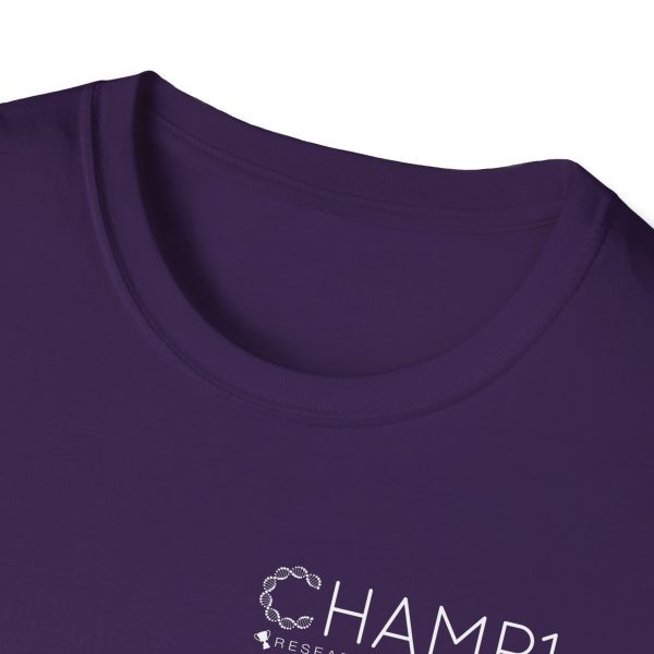 Unisex CHAMP1 Logo Tee (Purple) - Image 3