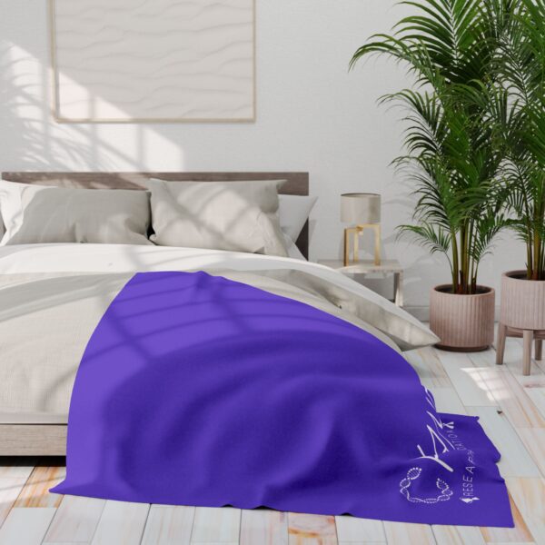 CHAMP1 Arctic Fleece Blanket (Purple) - Image 17