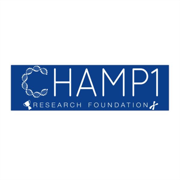 CHAMP1 Bumper Sticker (Blue) - Image 2