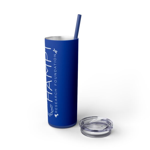 Skinny Tumbler with Straw, 20oz (Blue) - Image 6