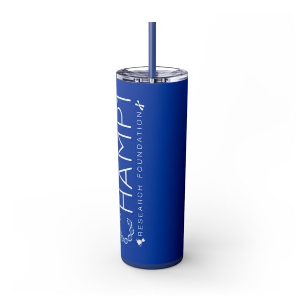 Skinny Tumbler with Straw, 20oz (Blue) - Image 4