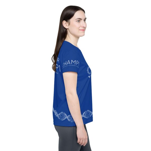 Women's CHAMP1 Running Tee (Blue) - Image 6