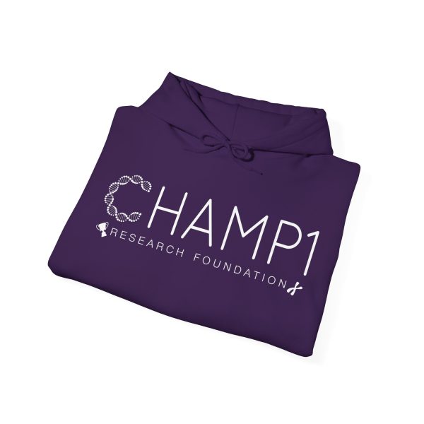 Unisex Hooded CHAMP1 Logo Sweatshirt (Blue or Purple) - Image 18