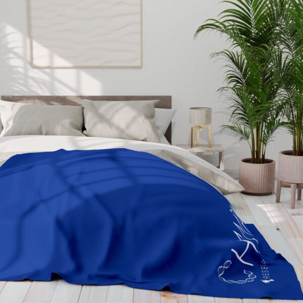 CHAMP1 Arctic Fleece Blanket (Blue) - Image 5