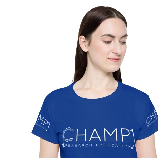 Women's CHAMP1 Running Tee (Blue) - Image 7