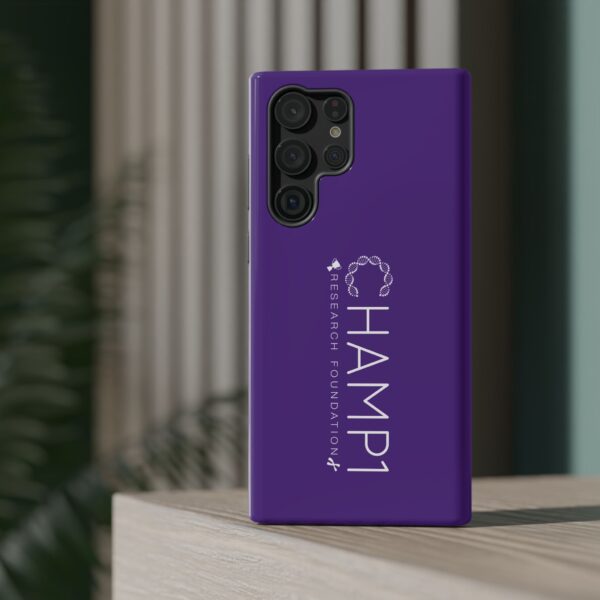 CHAMP1 Samsung & iPhone Impact-Resistant Cases (Purple)