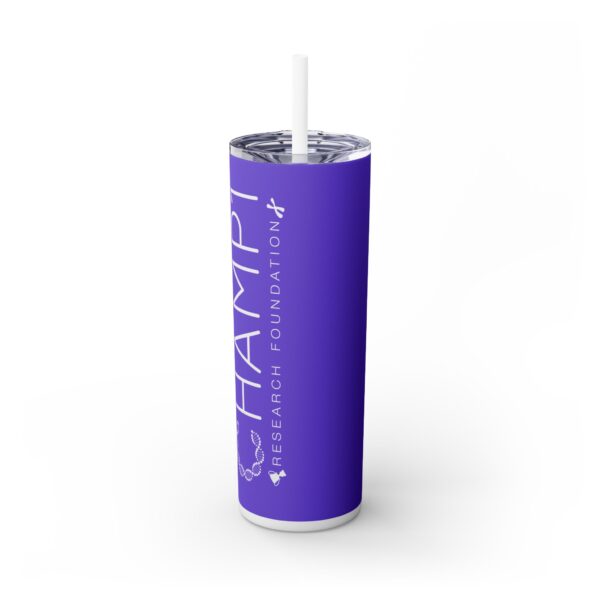 Skinny Tumbler with Straw, 20oz (Purple) - Image 2