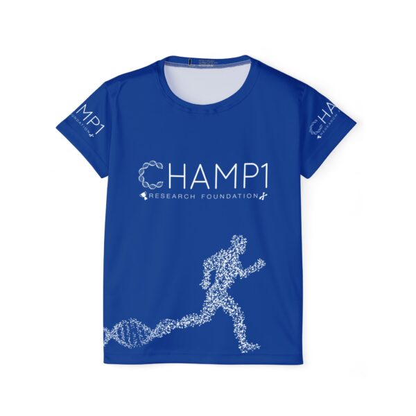 Women's CHAMP1 Running Tee (Blue) - Image 2