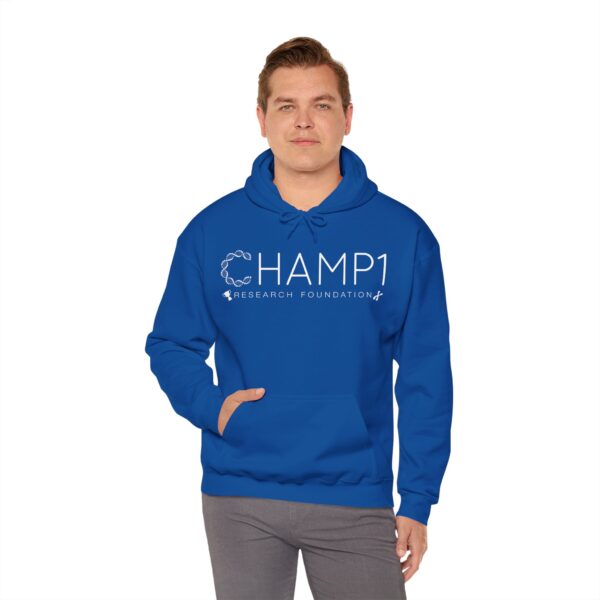 Unisex Hooded CHAMP1 Logo Sweatshirt (Blue or Purple)