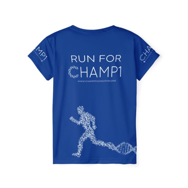 Women's CHAMP1 Running Tee (Blue) - Image 3