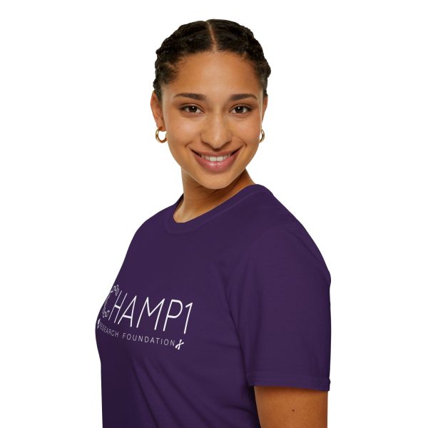 Unisex CHAMP1 Large Logo Tee (Purple) - Image 9