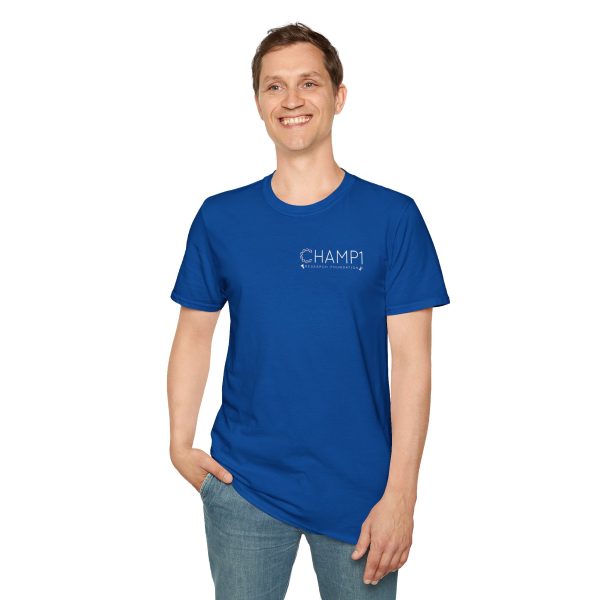 Unisex CHAMP1 Logo Tee (Blue) - Image 7