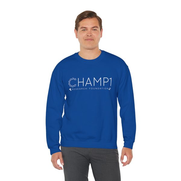 Unisex Crewneck CHAMP1 Logo Sweatshirt  (Blue or Purple) - Image 6