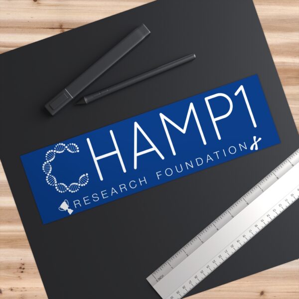 CHAMP1 Bumper Sticker (Blue)