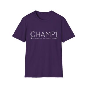 Unisex CHAMP1 Large Logo Tee (Purple)