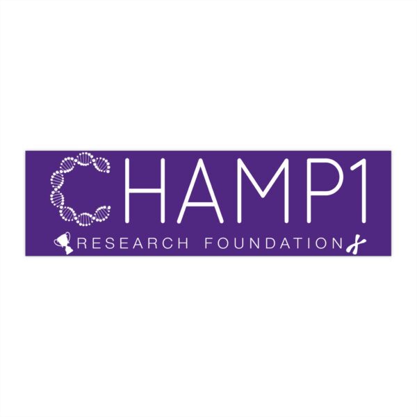 CHAMP1 Bumper Sticker (Purple) - Image 2