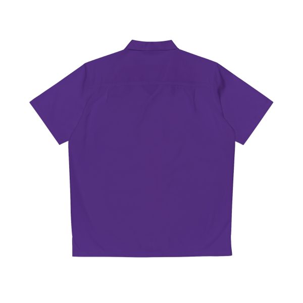 CHAMP1 Logo Button Up Shirt (Purple) - Image 3