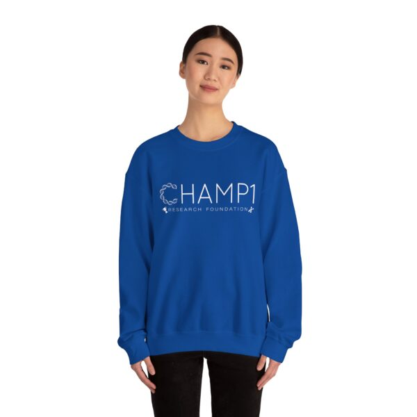 Unisex Crewneck CHAMP1 Logo Sweatshirt  (Blue or Purple)