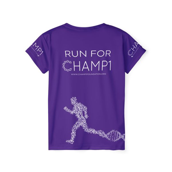 Women's CHAMP1 Running Tee (Purple) - Image 3