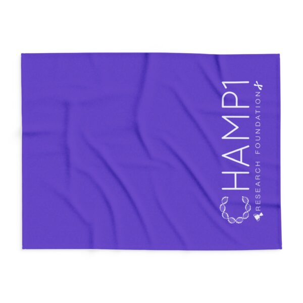 CHAMP1 Arctic Fleece Blanket (Purple) - Image 2