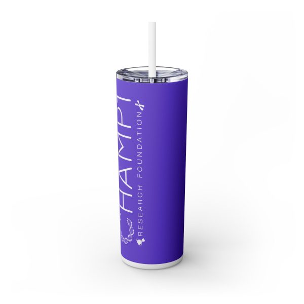 Skinny Tumbler with Straw, 20oz (Purple) - Image 4