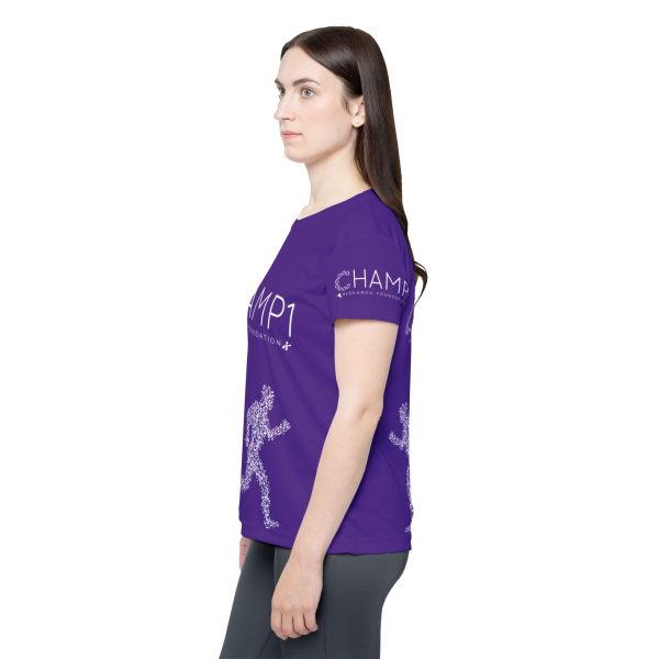 Women's CHAMP1 Running Tee (Purple) - Image 5