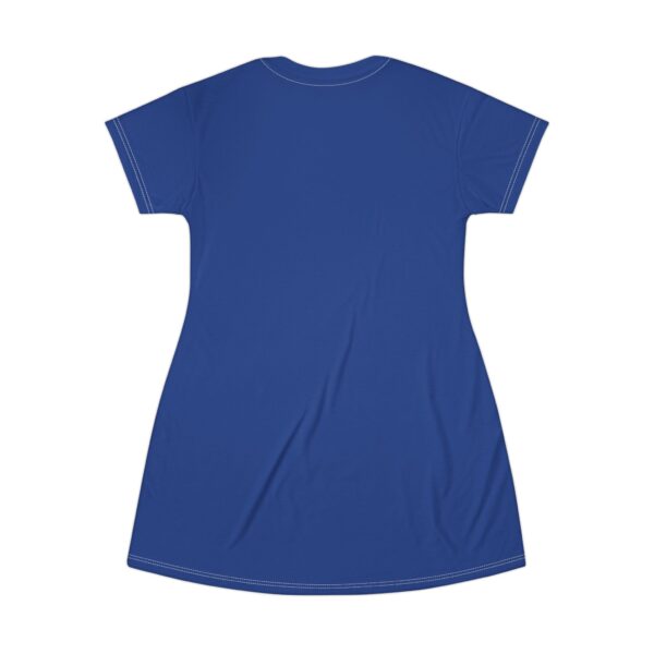 CHAMP1 Logo T-Shirt Dress (Blue) - Image 3