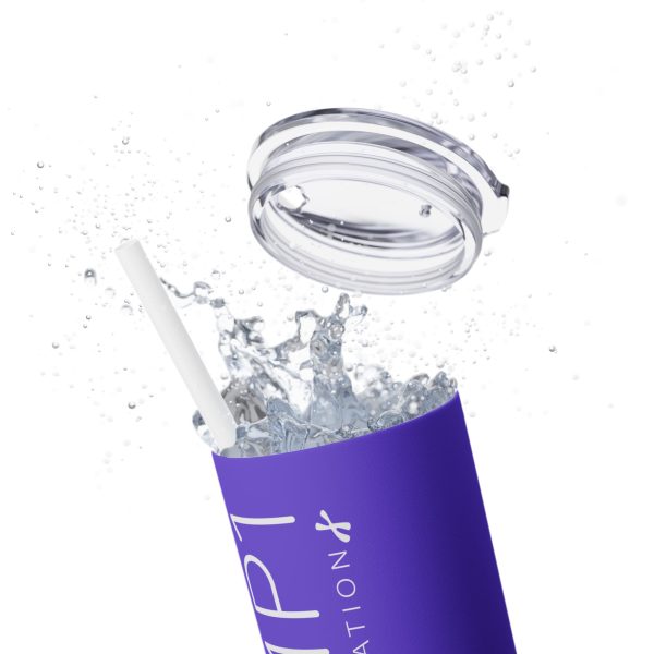 Skinny Tumbler with Straw, 20oz (Purple) - Image 8