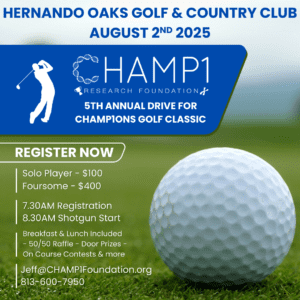 Drive for CHAMP1 Golf Classic
