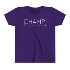 Youth Short Sleeve CHAMP1 Logo Tee (Blue or Purple)