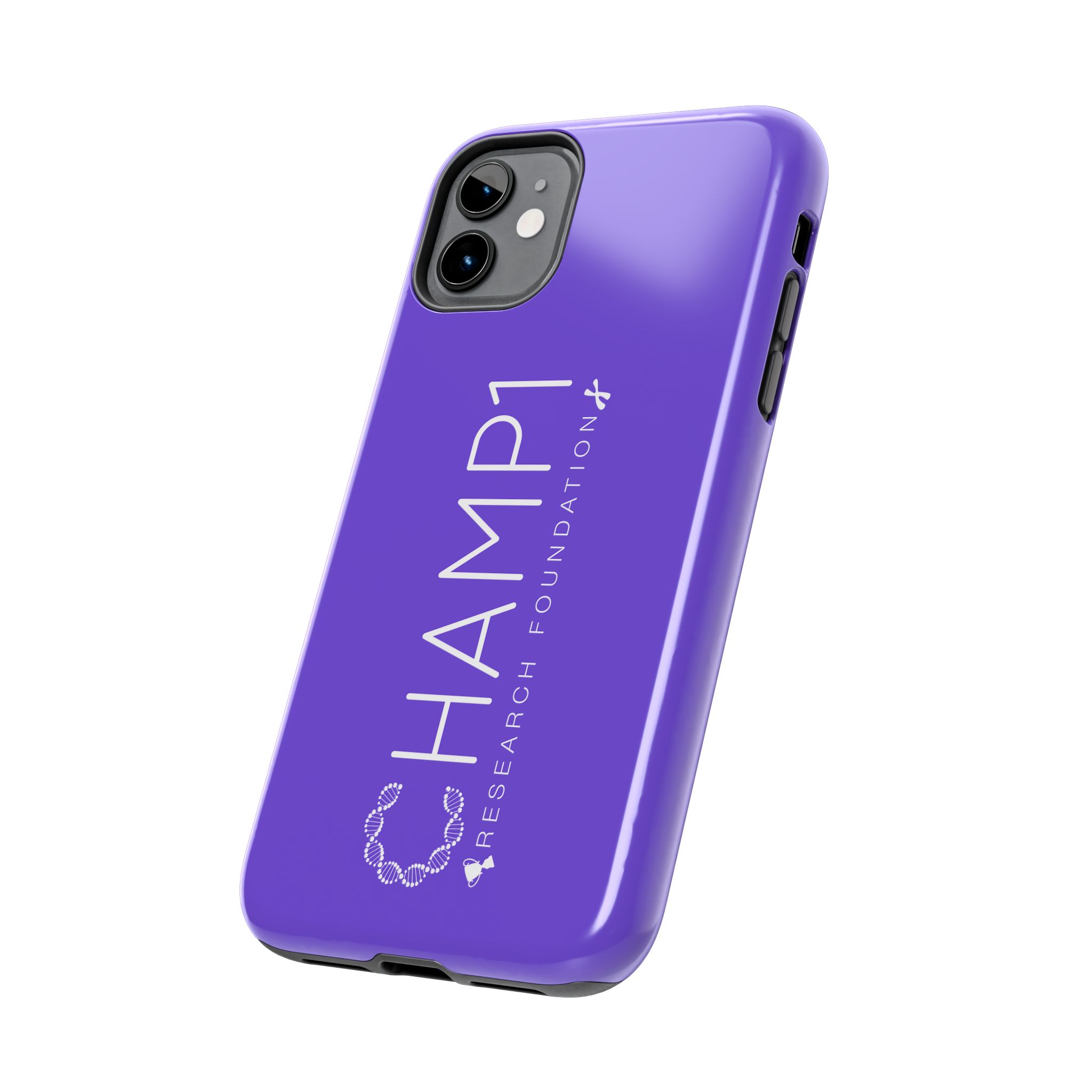 CHAMP1 Research Foundation Purple Tough Phone Case - Image 4