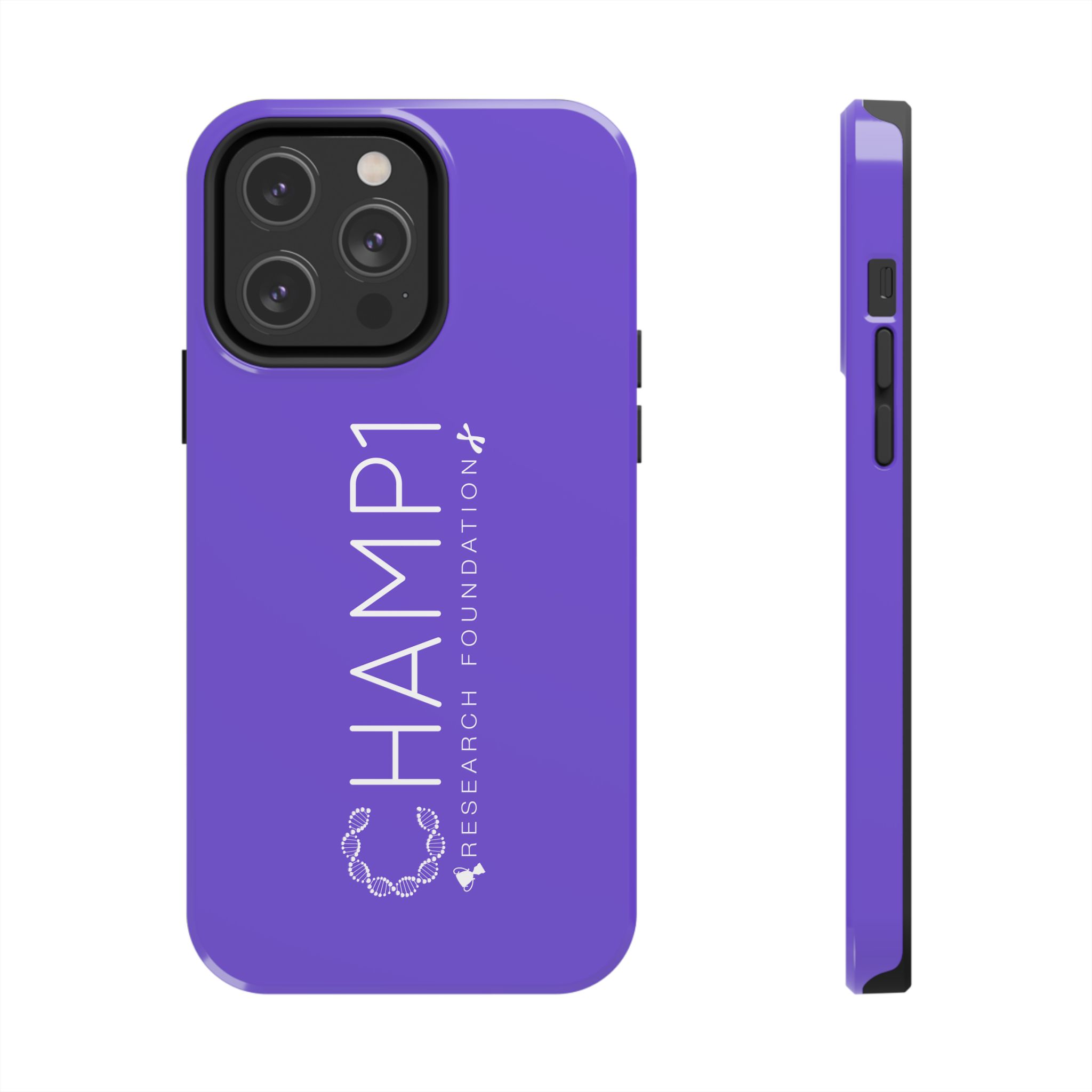 CHAMP1 Research Foundation Purple Tough Phone Case - Image 53
