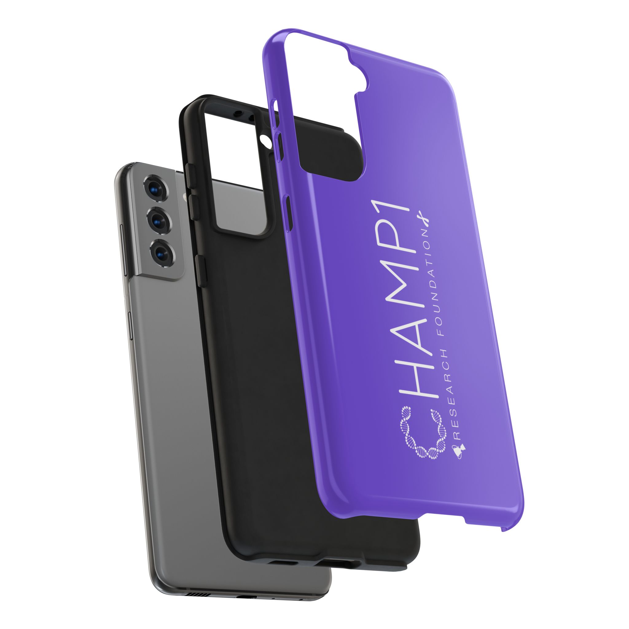 CHAMP1 Research Foundation Purple Tough Phone Case - Image 89