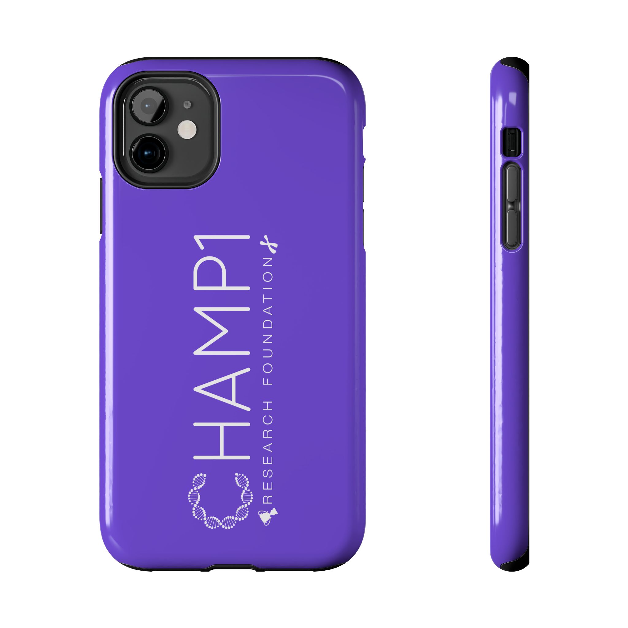 CHAMP1 Research Foundation Purple Tough Phone Case - Image 2